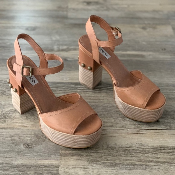 Steve Madden Shoes - Steve Madden Platform Stacked Block Heel Sandals